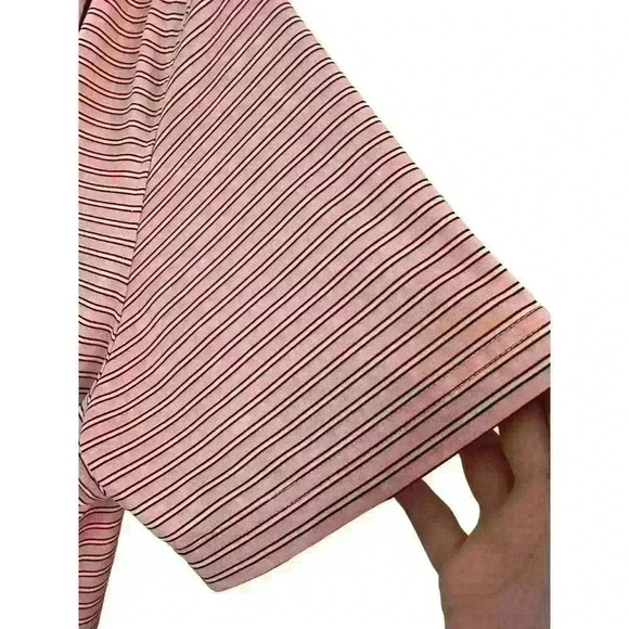 Izod Golf Shirt Mens XL Performance Polo Stretch Multicolor Striped Logo EUC - Picture 10 of 12